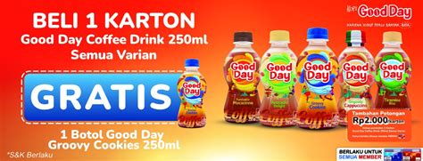 Khusus Untuk Anda Promo Good Day Coffee Drink Gratis 1botol Good Day