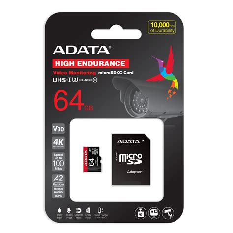 High Endurance MicroSDXC SDHC UHS I Card India