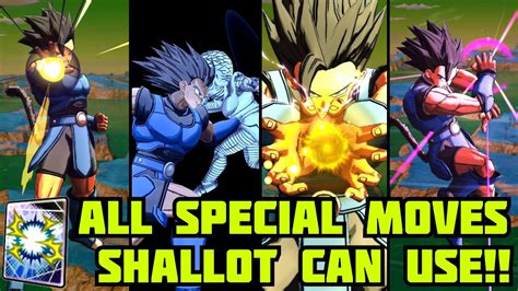 All Special Moves Shallot Can Do Dragon Ball Legends Part Youtube