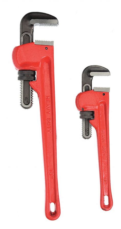 Westward Cast Iron 2 In2 12 In Jaw Capacity Pipe Wrench 4pl94