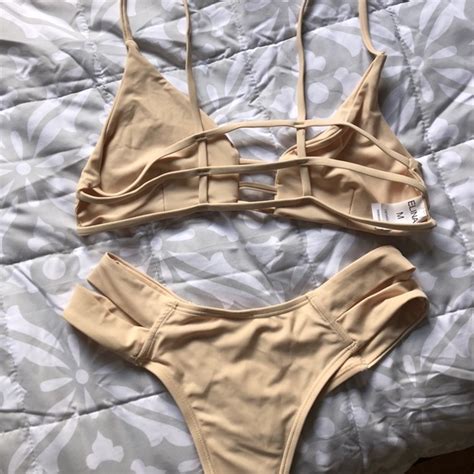 Zaful Swim New Zaful Nude Bikini Poshmark