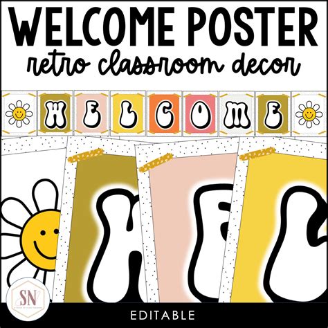 Retro Classroom Welcome Poster — A Ouch Of Class