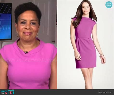 Wornontv Sharon Eppersons Pink Cap Sleeve Dres On Nbc News Daily