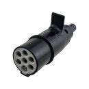 Anhängerstecker 24 Volt 7 polig mit Schraubanschluss 24S 9 52