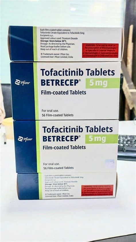 Xeljanz Betrecep Tofacitinib Mg At Rs Box Xeljanz Mg In