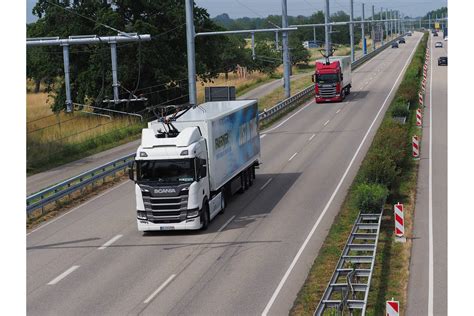 Nfz Messe Murgtal Pilotstrecke für Oberleitungs Lkw startet in