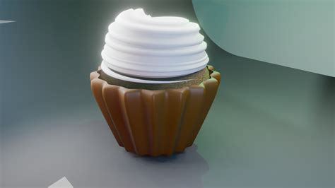 3d Cupcake Model Turbosquid 2212877