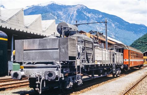 The Transport Library SBB Tunnel Maintenance Wagon Bellinzona Works