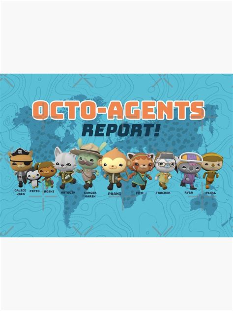 Octo Agents Poster For Sale By Timclanahan Redbubble