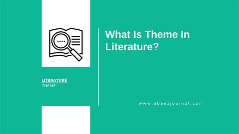 Theme In Literature Examples