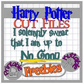 Days Of Harry Potter Cut File Freebies Bonus File Silhouette