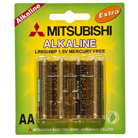 Mitsubishi Long Lasting Aa Alkaline Battery Lr Dry Battery V Cell