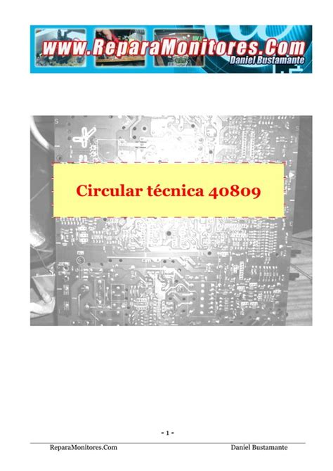 Circular Tecnica 40809 PPT