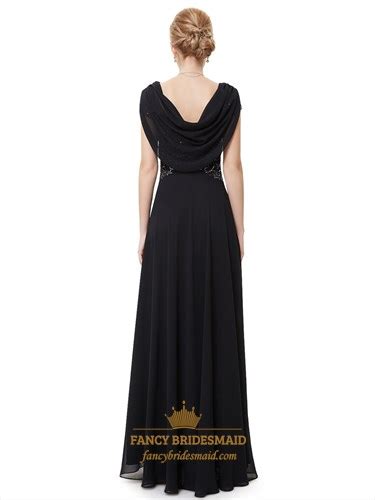 Illusion Long Sleeve Applique Bodice Backless Chiffon Evening Dress