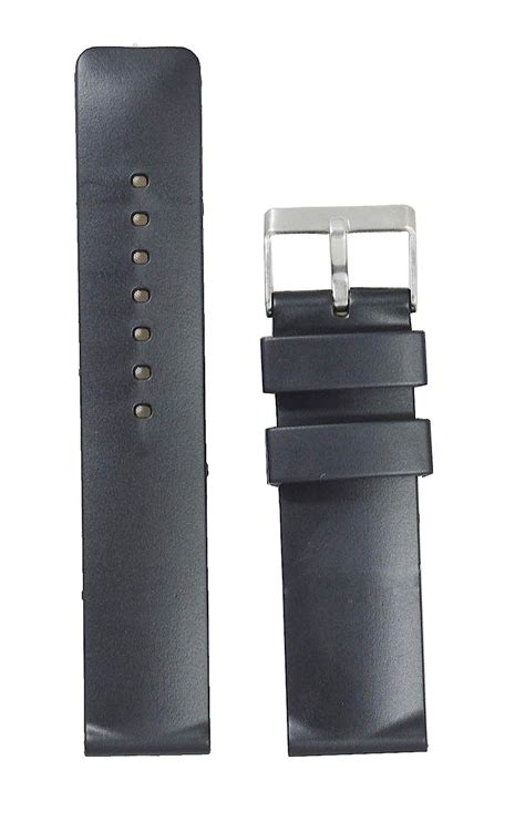 Like 22 Mm PVC Watch Strap Black Amazon In Watches