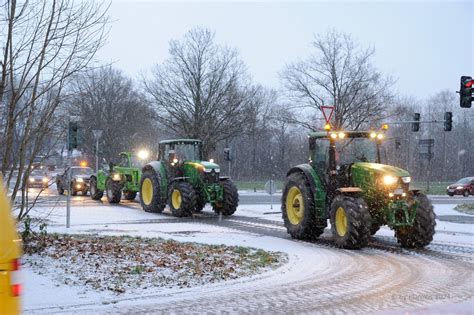 Protestaktionen Der Landwirte F Hren Zu Beeintr Chtigungen Im