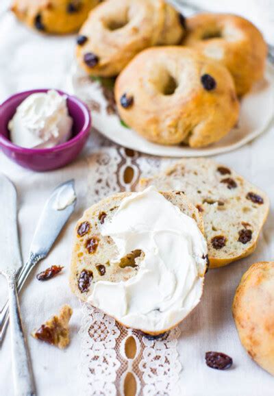 Homemade Cinnamon Raisin Bagels So EASY Averie Cooks