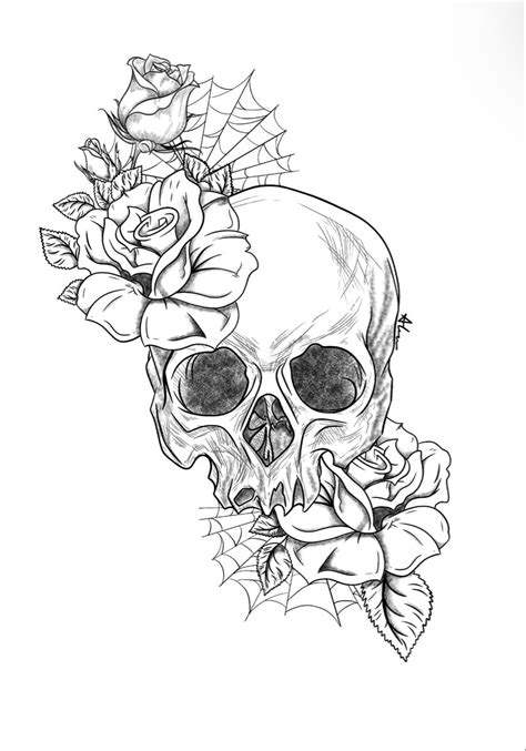 Pin By Lias Photography On Tattoo Sketches Skull Coloring Pages Skulls Drawing Cute Tattoos