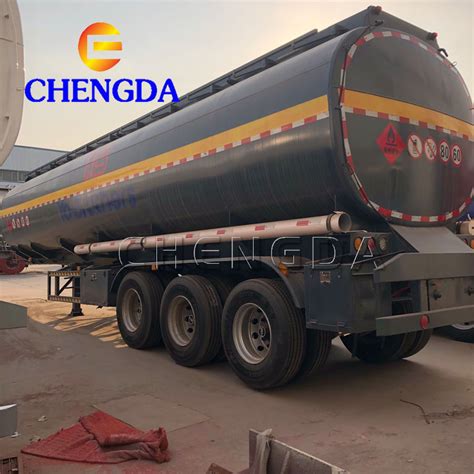 50000 Liters 3 Axles 22mt Aluminum Fuel Tank Semi Oil Tanker Trailer China Fuel Semi Trailer