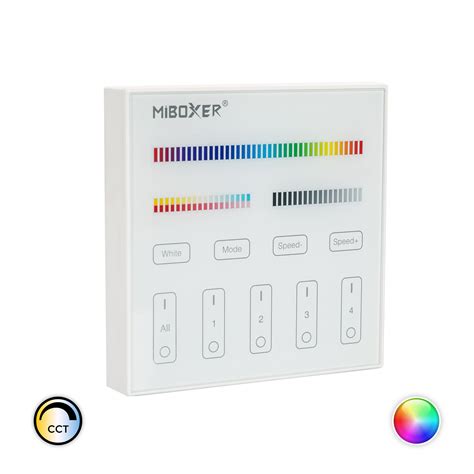 MiBoxer B4 RF Controller For RGB CCT 4 Zone LED Controller Ledkia