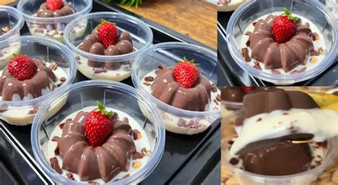 Resep Puding Coklat Vla Susu Lumer Dessert Viral Yang Cocok Untuk