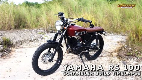 Yamaha RS100 Tampil Manis Meski Berubah Jadi Street Tracker Atelier