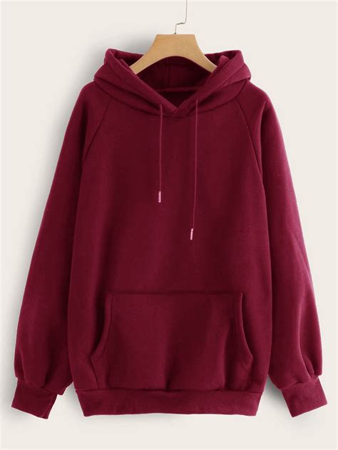 Sudadera Con Capucha Lisa Sudaderas De Moda Ropa Sudadera Con