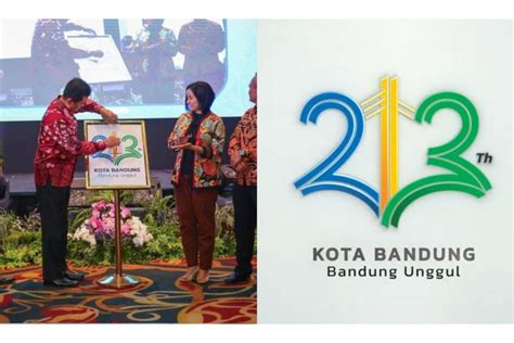 Hari Jadi Kota Bandung Ke 213 Tahun Ini Penampakan Desain Logo Oleh