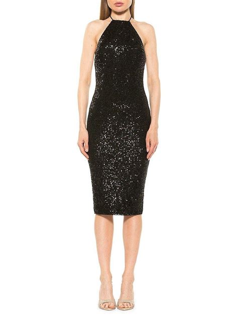 Alexia Admor Letitia Sequin Sheath Dress In Black Lyst