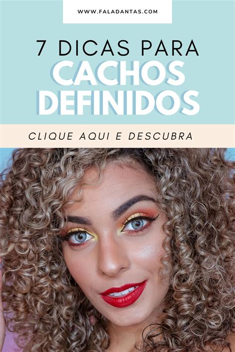 GUIA DOS CACHOS DEFINIDOS 7 dicas pra cachear mais fácil Cabelo