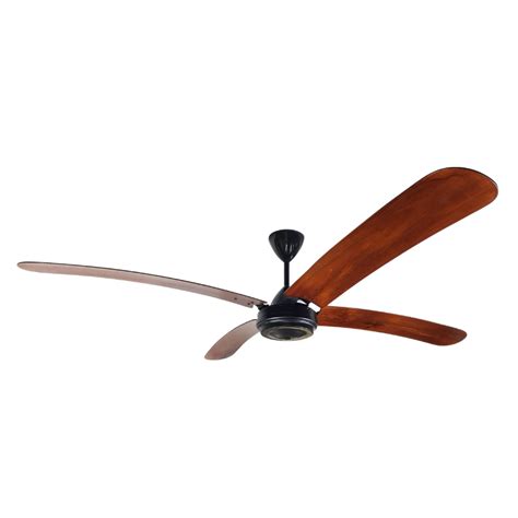 High Breeze Motor Black Blades Wood Bent Mahogany Mm