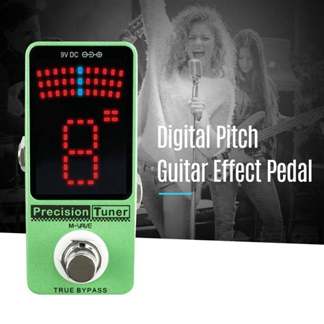 M VAVE Precision Tuner Pedal LED Display With True Bypass For Chromatic