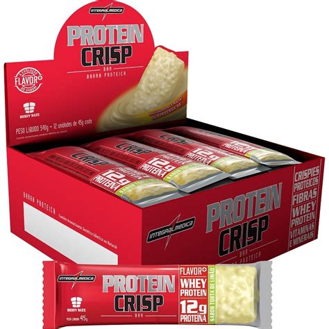 Protein Crisp 12 Barras Integralmedica Torta De Limão Submarino