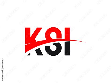 KSI Letter Initial Logo Design Vector Illustration Stock Vector | Adobe ...