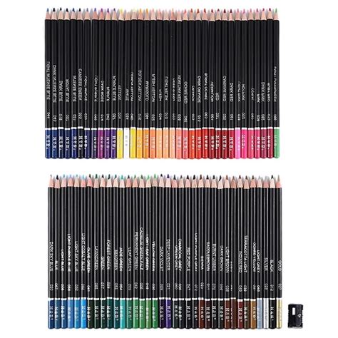 Set 72 Creioane Colorate Cu Penar Rulat Pentru Desen Si Schite Si 2