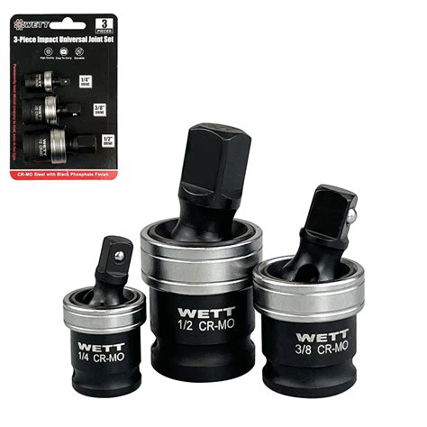 Snapklik Impact Universal Joint Set 3 Piece Socket Swivel