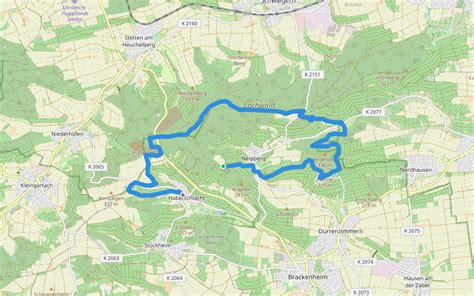 Wander Klang Brackenheim Hiking Trail Baden W Rttemberg Pacer