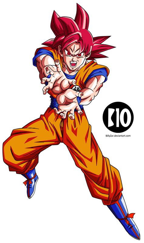 Goku Ssj Dios Dbs Dokkan Battle Render By Billyzar On Deviantart