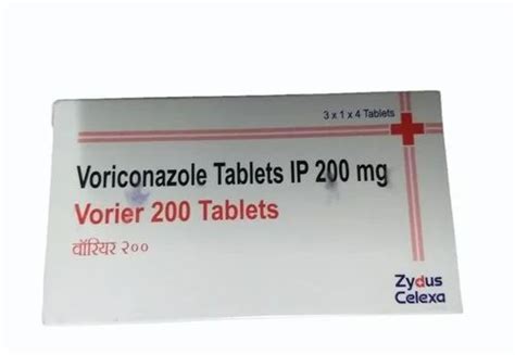 Vorier Voriconazole Tablets Treatment Fungal Infection Strength