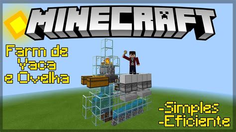 Farm De Vaca E Ovelha AutomÁtica Tutorial Minecraft Bedrock Youtube