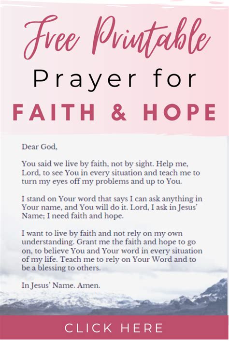 Prayers For Faith And Hope [and 8 Ways To Grow In Faith] Pray With