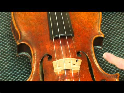 How to position violin bridge - YouTube