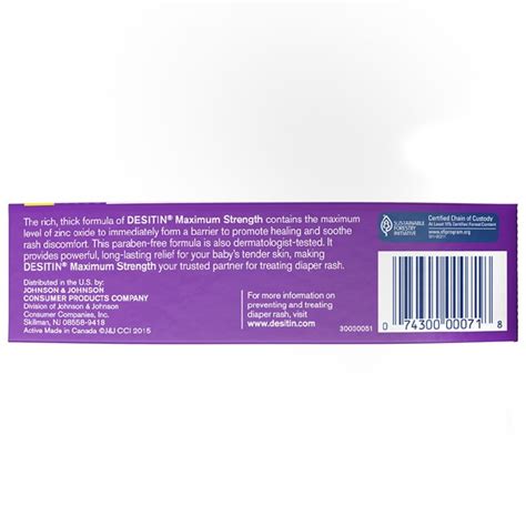 Desitin Maximum Strength Baby Diaper Rash Cream With Zinc Oxide 1source