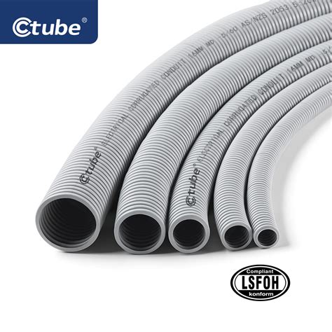 Flexible Pvc Electrical Conduit Pvc Flex Corrugated Conduit Pipe Ctube