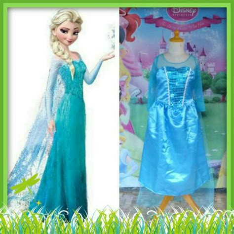 Jual Princess Elsa Frozen Standar Baju Kostum Princess Elsa Frozen