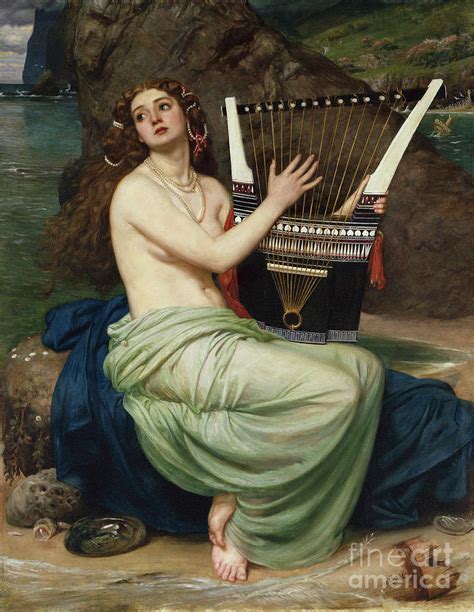 The Siren Painting By Edward John Poynter Pixels