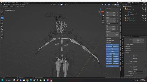 Rigify Overlaying Bones Blender Addons Blender Projects