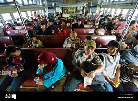 Ferryboat From Lombok To Sumbawa In Indonesia Stock Photo Alamy