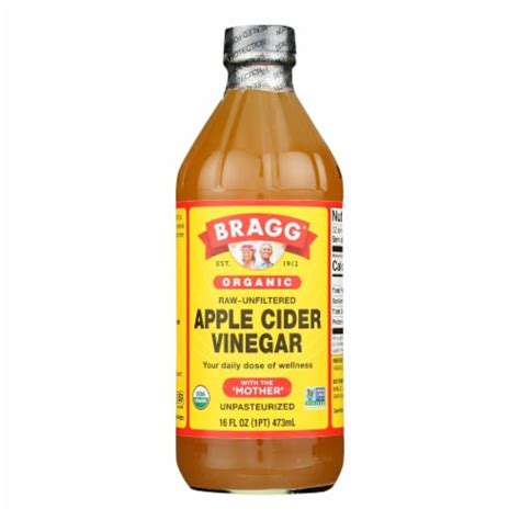 Bragg Apple Cider Vinegar Organic Raw Unfiltered Oz