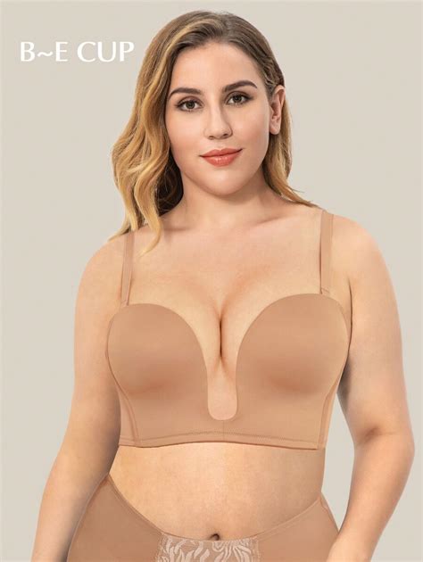 Wingslove Sexy Deep V Push Up Bra Strapless Bra Wireless Bras Shein Usa